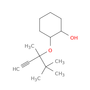 Cyclohexanol, 2-[[1-(1,1-dimethylethyl)-1-methyl-2-propynyl]oxy]-