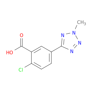 2-Chloro-5-(2-methyl-2H-1,2,3,4-tetrazol-5-yl)benzoic acid