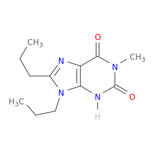 1H-Purine-2,6-dione, 3,9-dihydro-1-methyl-8,9-dipropyl-