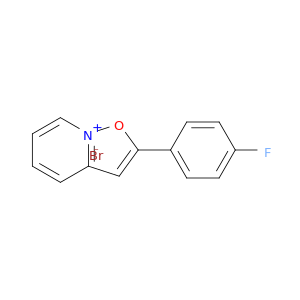 Isoxazolo[2,3-a]pyridinium, 2-(4-fluorophenyl)-, bromide