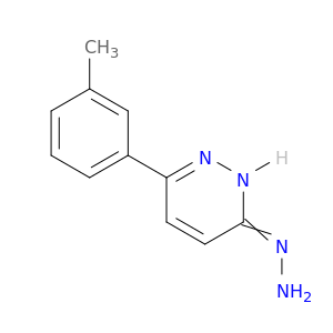 3(2H)-Pyridazinone, 6-(3-methylphenyl)-, hydrazone