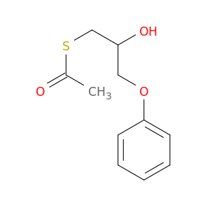 Ethanethioic acid, S-(2-hydroxy-3-phenoxypropyl) ester