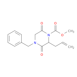 Methyl 2-allyl-4-benzyl-3,6-dioxopiperazine-1-carboxylate
