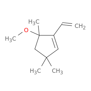 1-Cyclopentene, 1-ethenyl-5-methoxy-3,3,5-trimethyl-