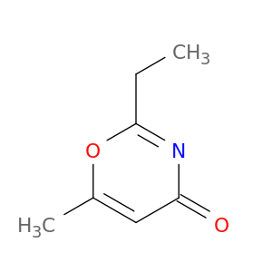 4H-1,3-Oxazin-4-one, 2-ethyl-6-methyl-