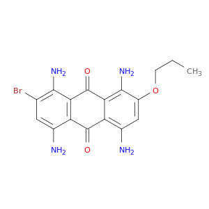 9,10-Anthracenedione, 1,4,5,8-tetraamino-2-bromo-7-propoxy-