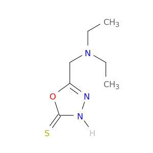 1,3,4-Oxadiazole-2(3H)-thione, 5-[(diethylamino)methyl]-