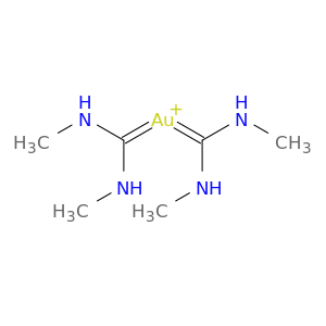 Gold(1+), bis[bis(methylamino)methylene]-