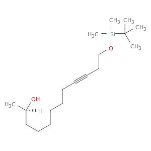 9-Dodecyn-2-ol, 12-[[(1,1-dimethylethyl)dimethylsilyl]oxy]-, (R)-