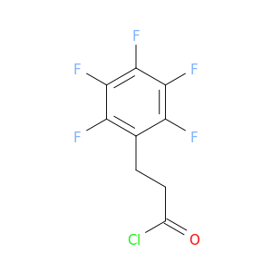 Benzenepropanoylchloride, 2,3,4,5,6-pentafluoro-