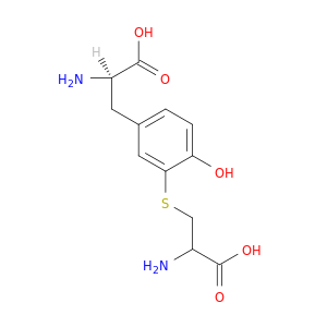 L-Tyrosine, 3-[(2-amino-2-carboxyethyl)thio]-, (R)-