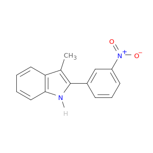 1H-Indole, 3-methyl-2-(3-nitrophenyl)-