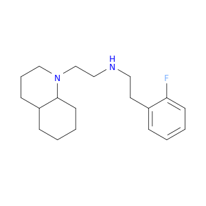 1(2H)-Quinolineethanamine, N-[2-(2-fluorophenyl)ethyl]octahydro-