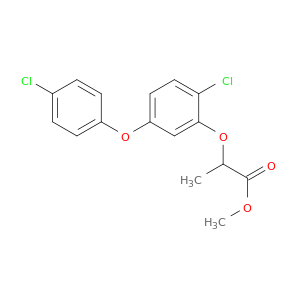 Propanoic acid, 2-[2-chloro-5-(4-chlorophenoxy)phenoxy]-, methyl ester