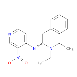 Benzeneethanimidamide, N,N-diethyl-N'-(3-nitro-4-pyridinyl)-