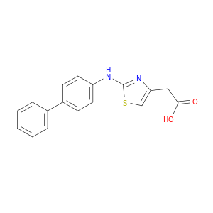4-Thiazoleacetic acid, 2-([1,1'-biphenyl]-4-ylamino)-
