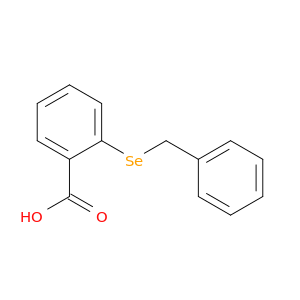 Benzoic acid, 2-[(phenylmethyl)seleno]-