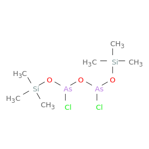CHLORO-(CHLORO-TRIMETHYLSILYLOXY-ARSANYL)OXY-TRIMETHYLSILYLOXY-ARSANE