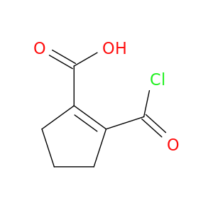 1-Cyclopentene-1-carboxylicacid, 2-(chlorocarbonyl)-