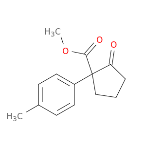 Cyclopentanecarboxylic acid, 1-(4-methylphenyl)-2-oxo-, methyl ester