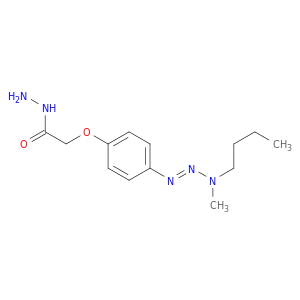 2-{4-[(1e)-3-butyl-3-methyltriaz-1-en-1-yl]phenoxy}acetohydrazide