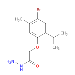 2-[4-溴-5-甲基-2-(1-甲基乙基)苯氧基]乙酸酰肼