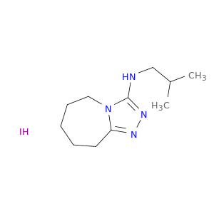 N-(2-Methylpropyl)-5H,6H,7H,8H,9H-[1,2,4]triazolo[4,3-a]azepin-3-amine Hydroiodide