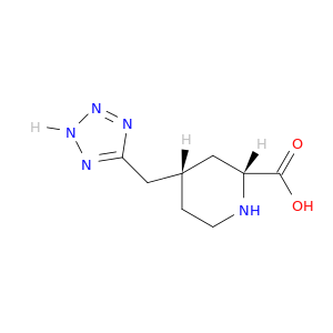 2-Piperidinecarboxylicacid, 4-(2H-tetrazol-5-ylmethyl)-, (2R,4S)-