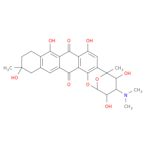 4-(dimethylamino)-3,5,8,10,13-pentahydroxy-6,13-dimethyl-3,4,5,6,11,12,13,14-octahydro-2h-2,6-epoxytetraceno[1,2-b]oxocine-9,16-dione