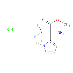 Methyl 2-amino-3,3,3-trifluoro-2-(1H-pyrrol-2-yl)propanoate hydrochloride