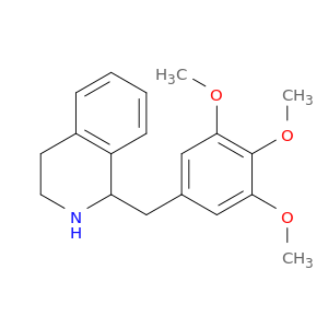 Isoquinoline, 1,2,3,4-tetrahydro-1-[(3,4,5-trimethoxyphenyl)methyl]-