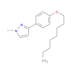 1H-Pyrazole, 3-[4-(octyloxy)phenyl]-