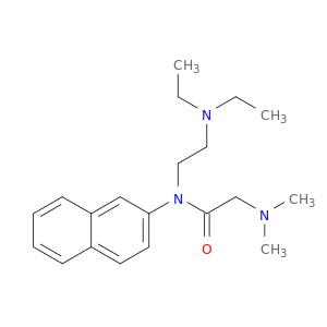 N-(2-(DIETHYLAMINO)ETHYL)-2-(DIMETHYLAMINO)-N-(2-NAPHTHALENYL)ACETAMIDE