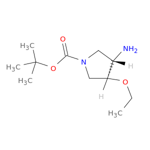 (反)-3-氨基-4-乙氧基-1-吡咯烷羧酸叔丁酯