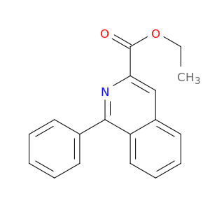 3-Isoquinolinecarboxylic acid, 1-phenyl-, ethyl ester
