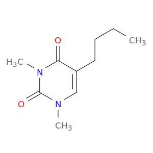 2,4(1H,3H)-Pyrimidinedione, 5-butyl-1,3-dimethyl-