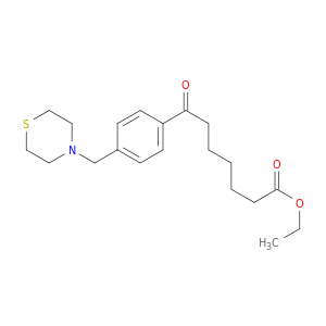 ETHYL 7-OXO-7-[4-(THIOMORPHOLINOMETHYL)PHENYL]HEPTANOATE