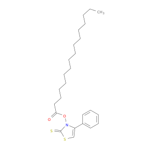 2(3H)-Thiazolethione, 3-[(1-oxohexadecyl)oxy]-4-phenyl-