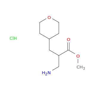 methyl 3-amino-2-(oxan-4-ylmethyl)propanoate hydrochloride