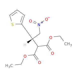 Propanedioic acid, [(1S)-2-nitro-1-(2-thienyl)ethyl]-, diethyl ester