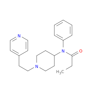 Propanamide, N-phenyl-N-[1-[2-(4-pyridinyl)ethyl]-4-piperidinyl]-