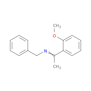 Benzenemethanamine, N-[1-(2-methoxyphenyl)ethylidene]-