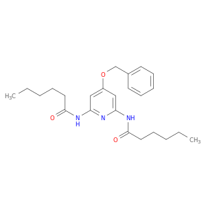 Hexanamide, N,N'-[4-(phenylmethoxy)-2,6-pyridinediyl]bis-
