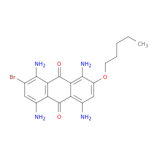 9,10-Anthracenedione, 1,4,5,8-tetraamino-2-bromo-7-(pentyloxy)-