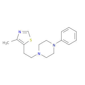 Piperazine, 1-[2-(4-methyl-5-thiazolyl)ethyl]-4-phenyl-