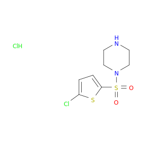 1-[(5-chlorothiophen-2-yl)sulfonyl]piperazine hydrochloride