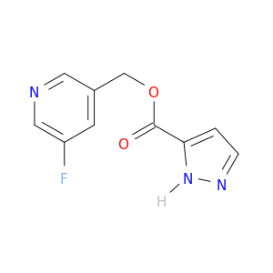 1H-Pyrazole-3-carboxylicacid, (5-fluoro-3-pyridinyl)methyl ester