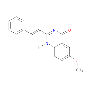 4(1H)-Quinazolinone,6-methoxy-2-[(1E)-2-phenylethenyl]- (9CI)