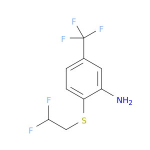2-[(2,2-Difluoroethyl)sulfanyl]-5-(trifluoromethyl)aniline