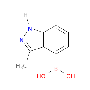 3-甲基-1H-吲唑-4-硼酸